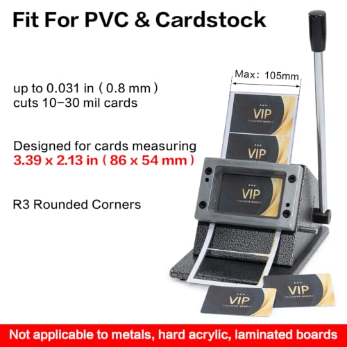 Heavy Duty Corner Rounder Cutter for ID Cards & Photos - 86x54mm