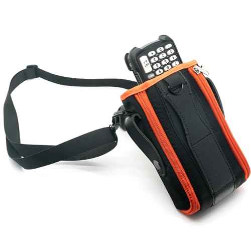Shoulder Belt Carrying Case Holster for Symbol MC9000 MC9060 MC9090 MC9100, MC9190 MC9200 MC92N0 Handheld Android PDA Phone Barcode Scanner,Orange(SG-MC9121112-01R)