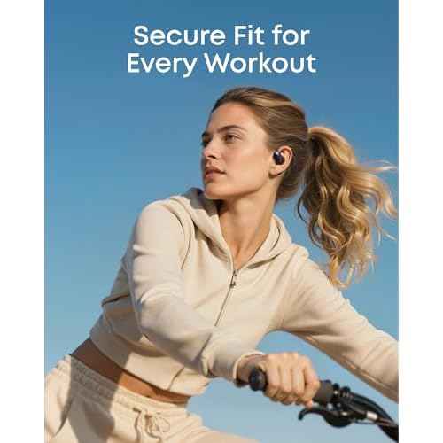soundcore AeroFit 2 by Anker, Open-Ear Headphones, Real-Time Translation Earbuds, 4 Adjustable Positions for Every Ear Size, 2¡¿ Richer Bass, Hi-Res, 42H Playtime, IP55,AI Clear Calls,Wireless Charging