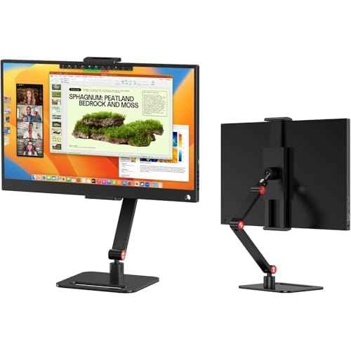 UPERFECT Adjustable Tablet Stand, 360¡Æ Swivel & 180¡Æ Tilt, Foldable Arm Holder for 4.7?18'' iPhone/iPad/Tablet/Monitor, Aluminum Alloy, Black