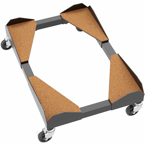VIVO Premium Mobile Adjustable Large Steel Under-Desk PC Cart