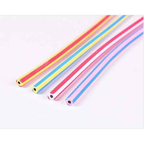 Flexible Bendy Pencil,35 PCS Flexible Soft Pencil Colorful Stripe Soft Pencils with Eraser as Gift for Students or Children