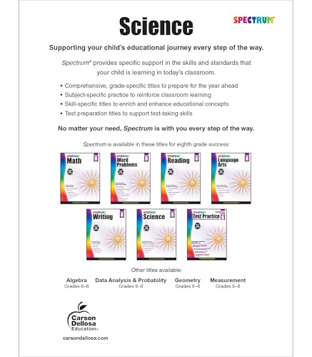 8th Grade Science Workbook for Ages 13-14 | Earth, Life & Research Activities