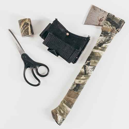 GEAR AID Camo Form Self-Cling and Reusable Fabric Camouflage Wrap, Adds Grip and Shield Hands from Hot or Cold Surfaces to Protect You and Your Equipment, Kryptek Highlander, 2¡± x 144¡± Roll, 2 Pack