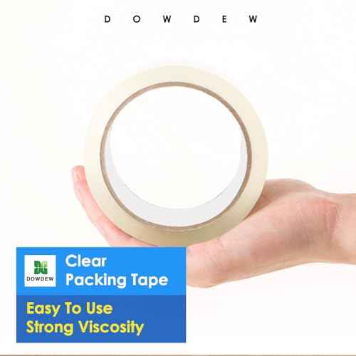 Clear Packing Tape, Heavy Duty Packaging Tape 1.88 inch x 55 Yards Refill Roll for Shipping Mailing Moving [Ultra Strong - Super Thick] (2 Rolls / 110 Total Yards)