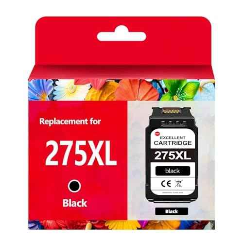 275XL Black Ink Cartridges for Canon Printers Replacement for Canon tr4700 Ink Cartridges Compatible for PIXMA TR4720 TS3522 TS3722 TR4722 TS3500 TS3520 TS3720 TR4723 TR3700 TR4722 Ink