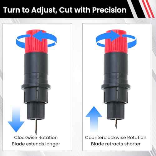 CB15 CB15U Large Format Blade Holder for Graphtec Cutter Plotter, ABS Plastic, Compatible with 30¡Æ 45¡Æ 60¡Æ Blades, Vinyl Cutting, Paper Box, Adhesive & Reflective Film