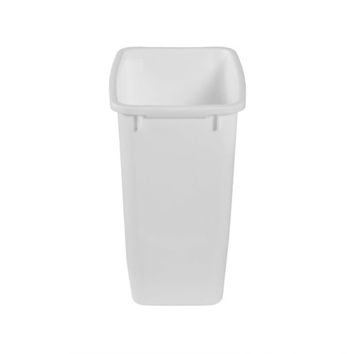 Rubbermaid 21 Quart Traditional Open Top Waste Basket Indoor Trash Bin Container for Bathrooms and Other Indoor Spaces, White