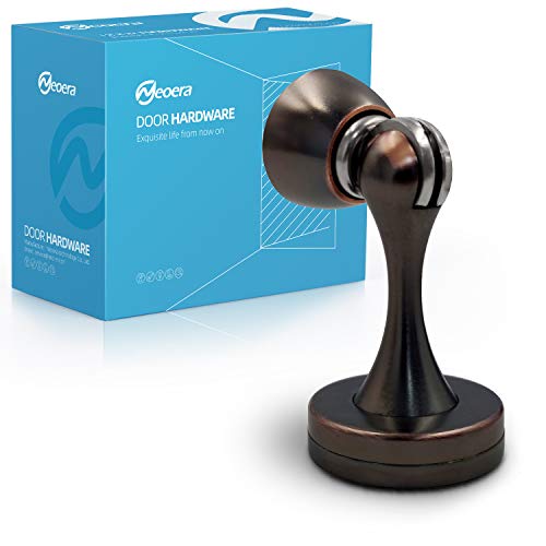 Neoera Magnetic Door Stop£¨Oil Rubbed Bronze Color£© Door Stopper Strong Magnetic Door Catch for Hold Door Open, Anti-Rust, Heavy Duty for Various Door Types, Wall & Floor Mount 6Pack