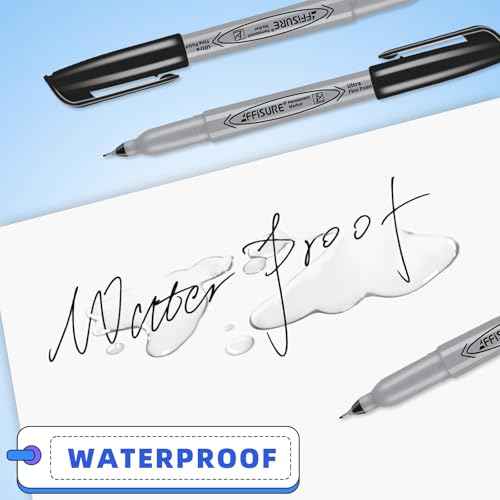 Permanent Markers, Ultra Fine Point,Black,100 Count, 0.4mm, Fine tippermanent marker set, quick dry,waterproof, fading resists, durable,marks on paper, glass, ceramic, plasticwood, rock, metal