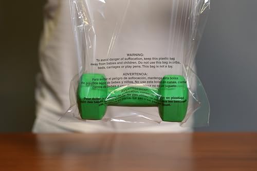 11x14 Clear Poly Bags with Self-Seal & Safety Warning – Bulk Shipping & Storage Pack