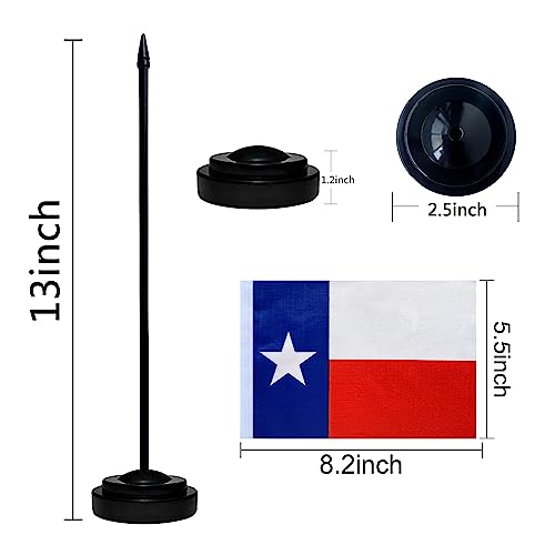 TSMD US 50 State Desk Flags Set Small Mini Office Table Stick Flag with Stand Base for Classroom Decorations,5x8 Inch