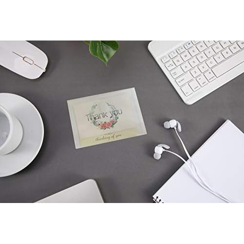 5x7 Small Plastic Envelopes Hook Loop Closure Receipt Storage Holder 100 Pack (clear-100 pack)
