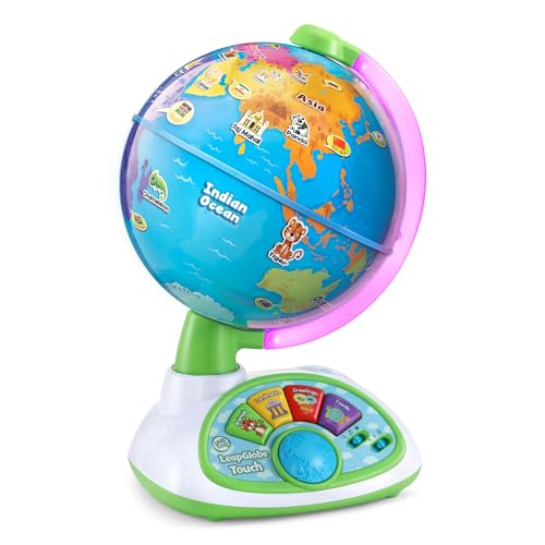 LeapFrog Interactive Globe for Kids - Light-Up Touch Exploration Toy
