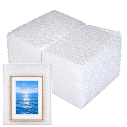 8x10 Inch Clear Bubble Pouches Wrap - 50PCS Double Wall Shockproof Packaging