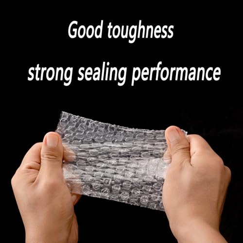 Falcontoy 50 Pcs Clear Bubble Pouches 4x6 Inch Protective Shipping Wraps