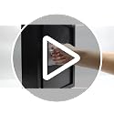 JUGREAT 83 Keys Wall Safe with Sensor Light, 80 Key Hooks, Keyless Access Black