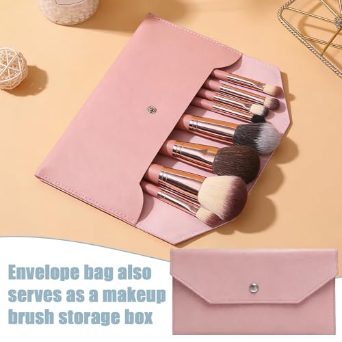 4 Pcs Leather Cash Envelope Wallets Set - PU Money Purses for Budgeting, KHRYPTXH