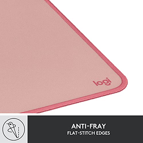 Logitech Studio Series Large Desk Mat 28x12 Inches - Darker Rose Rubber