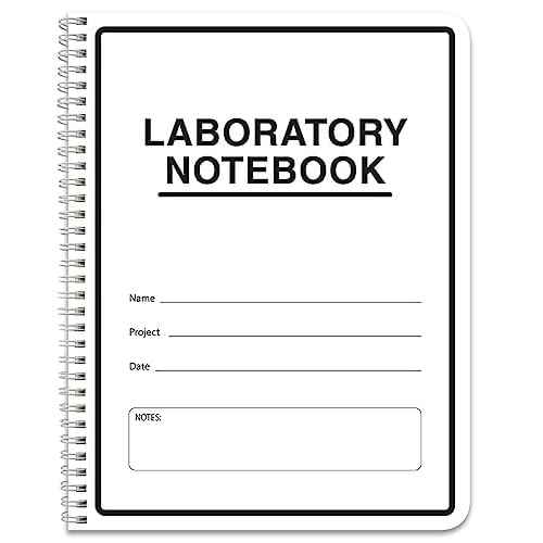 BookFactory Carbonless Lab Notebook/Laboratory Duplicator Book (Scientific Grid Format) - Contains Carbon Copies 8.5'' x 11''. 100 Sets of Pages, 200 Sheets Total [Wire-O Bound] (Made in USA)