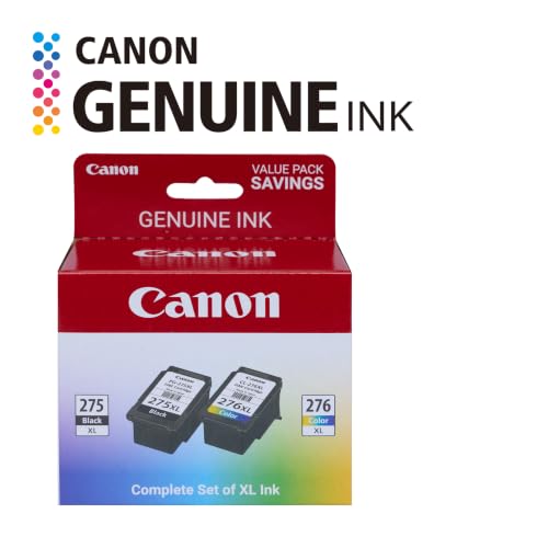 Canon PG-275 XL & CL-276 XL Ink Cartridge Pack 2 Count for TS3520 TS3720 TR4720