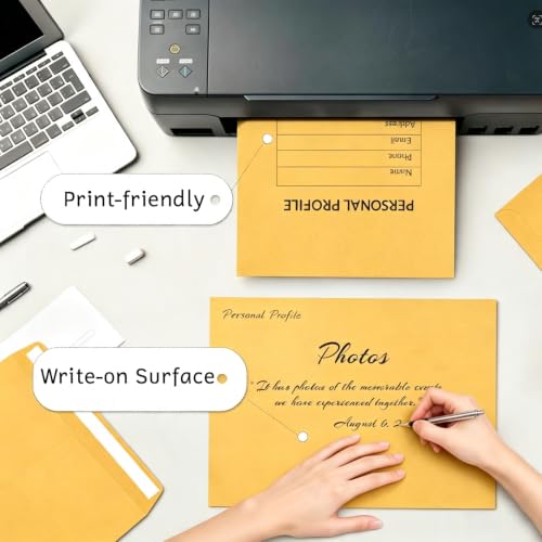 6x9 Manilla Envelopes Self Seal 100 Pack - Durable Kraft File & Mailing Envelopes