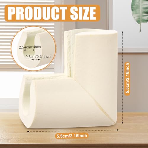 Frienda 12 Pcs Thickened Rubber Picture Frame Corner Protectors for