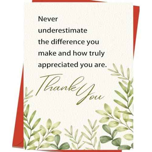 OJsensai Comfort Thank You New Card, Appreciation Card for Coworker Boss Staff Teacher, Thank You Gifts for Men Women Daughter Son Medical Workers