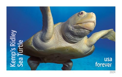 Protect Sea Turtles 2024 Commemorative Stamp Sheet of 18 - US Postal Service