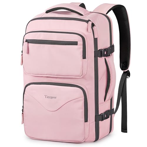 Amourpink Travel Backpack for Women - Personal Item Bag with Shoe Pouch, TSA Approved, Large Capacity