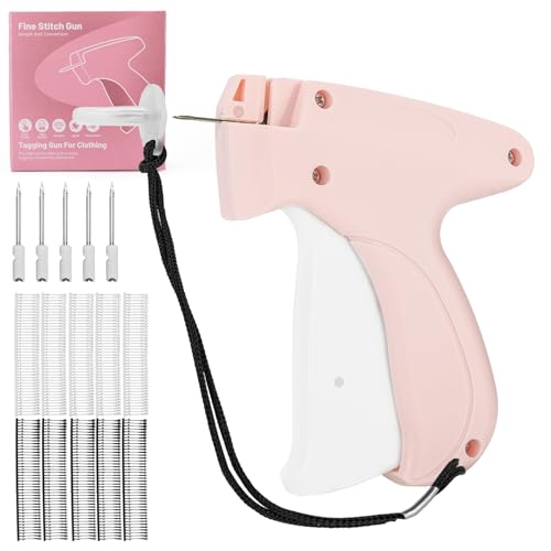 Clothing Tagging Gun Kit with 5 Needles, 1000 Fasteners — For Retail & Warehouse