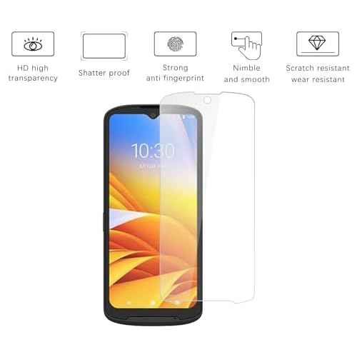 3pcs Tempered Glass Screen Protector for Zebra TN28 TC15 Barcode Scanner,HD Clean,Scratch Impact Protection