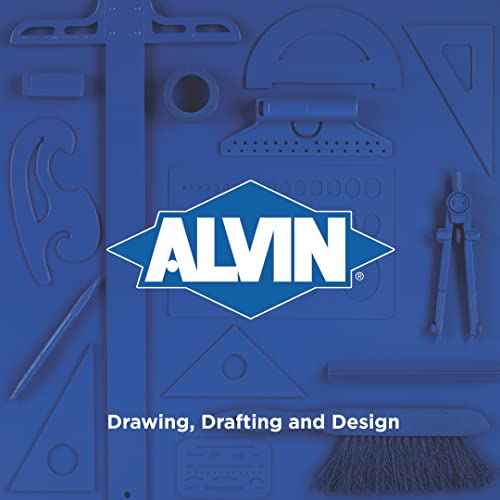ALVIN AST30 Series Stainless Steel Graduated T-Square with 1.5 Inch Blade, Drawing and Design Tool, Great for Carpentry, Drafting, Architecture, Engineering, and Art - 30 Inch