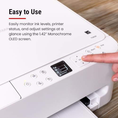 Canon PIXMA TS6520 Wireless Color Inkjet Printer with Duplex Printing & OLED Display