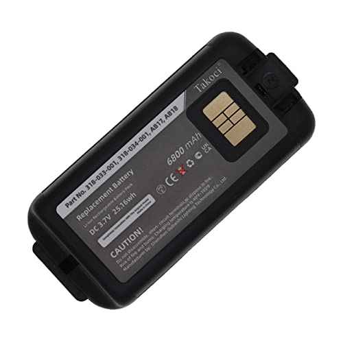 6800mAh 318-034-001 AB17 AB18 Battery Replacement for Intermec CK3 CK3X CK3A CK3C CK3C1 CK3N CK3N1 CK3R EDA60K/EDA61K Barcode Scanner