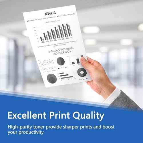 TN760 Toner Cartridge Replacement for Brother TN-760 High Yield Black Toner MFC-L2710DW MFC-L2750DW HL-L2350DW HL-L2395DW DCP-L2550DW Printer 2-Pack