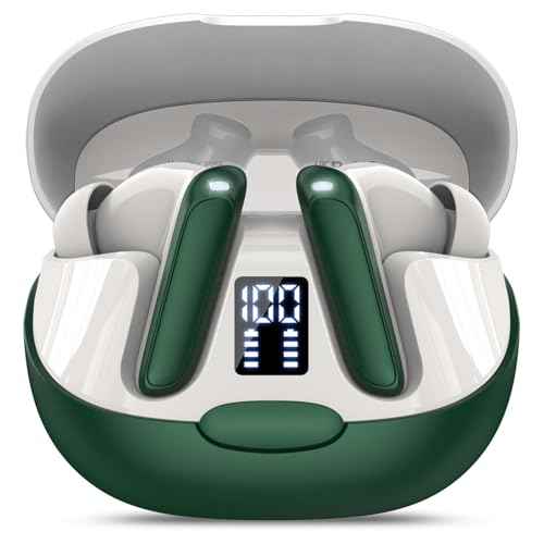 AI Language Translation Earbuds, 3-in-1 Translator Earbuds Real Time with 7 Translation Modes, with Audio and Video Call, 164 Language Bluetooth 5.3 Headphones Translating Device, Dark Green