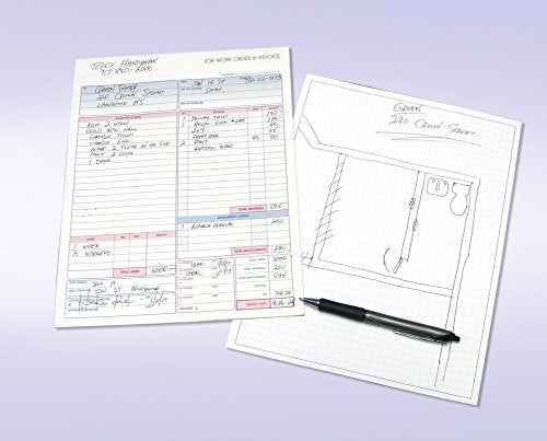 NextDayLabels - Contractor Job Work Order, Invoice & Grid Sheet, 2 Part Carbonless, 100 Per Pack