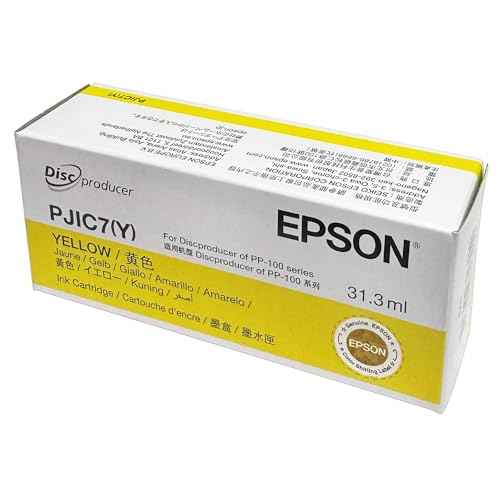 Digital Yellow Ink Cartridge (1-Pack) for DiscProducer PP-100, PP-50, PP-100II, PP-100N, PP-100BD, PP-100AP in Retail Packaging