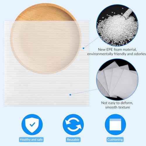 AOBOPLE 100 Pack Foam Pouches,4 Size(16" x 24",16" x 20",14" x 16",14" x 12")Large Moving Supplies for Packing Artwork Picture Frame,Packaging Supplies Protect Photo Frame,Canvas Artwork,Large Dishes