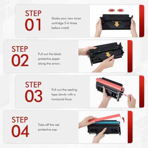 121 Black Toner Cartridge High Yield 2-Pack Compatible Replacement for Canon 121 Black Toner Cartridge CRG-121 CRG121 for imageCLASS D1620 D1650 1620 1650 Printer Ink