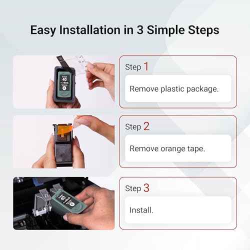 Canon PG-40 Genuine Black Ink Cartridge, Compatible with iP2600/1800/1700/1600, MX310/300, MP470/460/450/210/170/160/150/140/180/190, JX200/210P