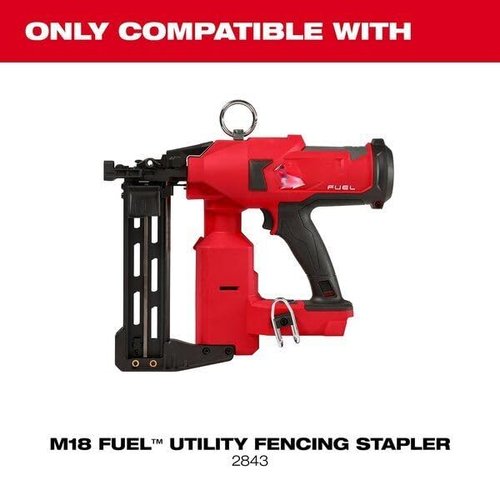 for Milwaukee Tool Mpu112-960 Cable Staples, 9 Ga, Diamond Crown, 1-1/2 in Leg L