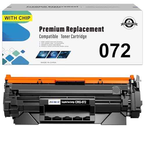072 Black Toner Cartridge Compatible for Canon CRG072 CRG-072 072H for Canon ImageCLASS MF284dw MF286dw MF287dw MF288dw MF289dw LBP170 LBP171dw LBP172dw Printers Standard Capacity 1400 Pages