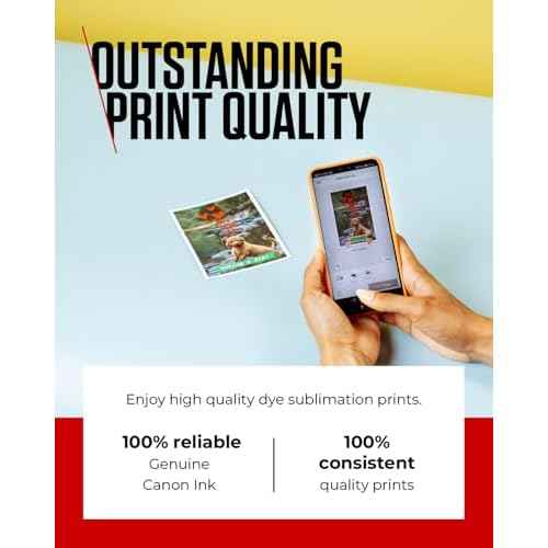Canon RP-108 Color Ink/Paper Set, Compatible with Selphy CP910/CP820/CP1200/CP1300/CP1500