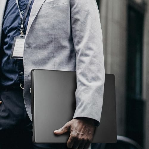 BlueSwan Matte Case for MacBook Pro 16 2025 2024-2021 M4 M3 M2 M1 Pro/Max, Compatible A3403 A3186 A2991 A2780 A2485, Hard Shell Protective Cover, Space Black Clear