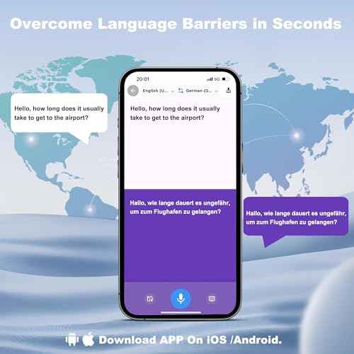 AI Language Translation Earbuds, Wireless Earbuds Translator Real Time 144 Languages 3-in-1 Translator Ear Buds 5.4 Bluetooth Headphones Two-Way Translating Device fit iOS and Android - Black 2