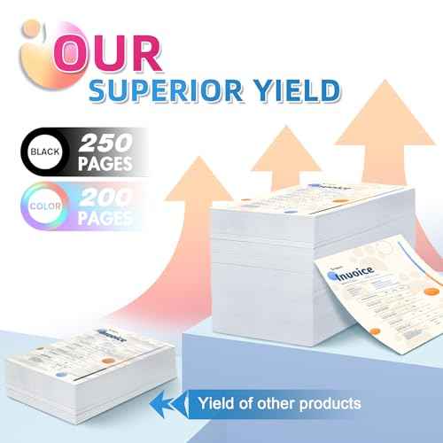 T215 Ink Cartridge (1 Black,1 Tricolor, 2-Pack) Replacement for WF-100 WF-110 EC-C110 Printer