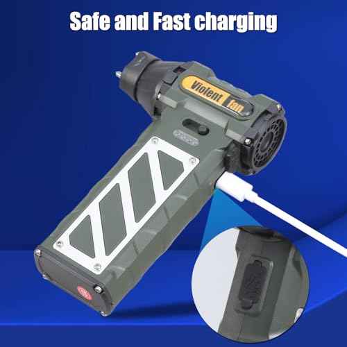 Compressed Air Duster-110000RPM Electric Air Duster,Cordless Fan Mini Blower,Strong Wind Power Air Blower, Suitable for Cleaning PC Keyboards,Cars,Equipped