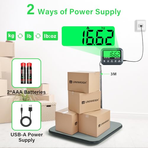 Digital Postal Scale 440lb/0.35oz Accurate Shipping Package Weighing
